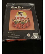 Bucilla Plastic Canvas Kit &quot;Halloween Collection&quot; Boo Basket Treat Dish ... - €15,65 EUR