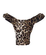 Leopard Print Satin Gaff Thong Feminine Tucking Panty for Crossdressers ... - $17.34 CAD