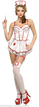 Sexy Woman&#39;s Secret Complete Costume Sponge Bath Nurse &amp; Thigh Highs, En... - £27.96 GBP