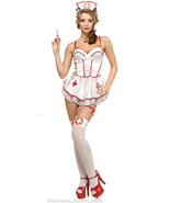 Sexy Woman&#39;s Secret Complete Costume Sponge Bath Nurse &amp; Thigh Highs, En... - £28.05 GBP
