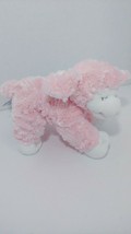 Pink baby Gund Winky Lamb rattle shaggy plush sleeping soft toy sheep 58131 used - £4.74 GBP