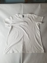 3 Gildan Woman Heavy Cotton Plain Short Sleeve T-Shirts XLarge New V14 - £7.75 GBP