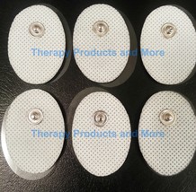 Replacement Electrode Pads (18) Small Oval (30x40mm) PALM Massagers Comp... - £12.26 GBP