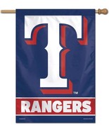 Texas Rangers Vertical Flag by Wincraft 28x40 MLB - $20.36 CAD