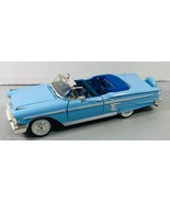 Motor Max 1958 Chevrolet Impala Convertible 1/24 Scale 73267BU Light Blue - £19.42 GBP