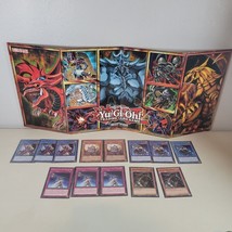 Yu Gi Oh! Game Board Konami Shonen Jump Kazuki Takahashi and Cards Lot - $15.98