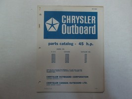 1968 Chrysler Outboard 45 HP Parts Catalog Manual Factory OEM OB 1024 *** - £23.71 GBP