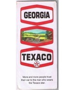 VINTAGE Texaco Roadmap Georgia 1970 - £6.86 GBP