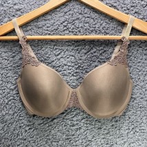 Wacoal Body Suede Full Coverage Push Up Tshirt Bra Brown Underwire 32D 85514 - £18.77 GBP