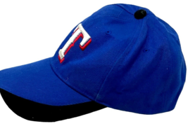 2013 Texas Jr Rangers MLB Baseball Dr Pepper Strapback Cap Melonwear - Blue image 6