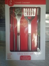 Grand Gourmet bbq tool set Turner Tong Fork Brush - £38.71 GBP