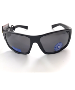 Hurley Men Polarized Sunglasses Black Frame Black Mirror Lens 64 mm Blac... - $34.87