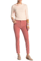 FREE PEOPLE Womens Pants Long And Lean Skinny Moden Mauve Pink Size 26W OB823192 - £43.85 GBP