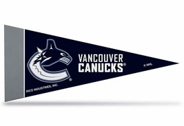 Vancouver Canucks NHL Felt Pennant 4&quot; x 9&quot; Mini Banner Flag Souvenir NEW - £2.89 GBP