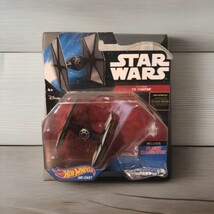 Hot Wheels Star Wars Starships: First Order Tie Fighter Die Cast  2016 Disney - $9.49