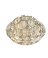 Vintage Clear Glass Flower Frog Holder Floral Arranger19 hole 4.5 x 2 inch - $23.38