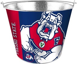 Collegiate Ice Beer Buckets 5qt Fresno State 2 Sided Logo - £18.07 GBP