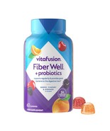 Vitafusion Fiber Well + Probiotics Gummies for Adults – 3g Fiber per Ser... - $428.16 MXN