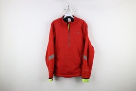 Vintage New Balance Mens Large Thrashed Reflective Half Zip Pullover Jac... - $31.14