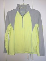 Tek Gear Ladies YELLOW/GRAY HALF-ZIP Fleece JACKET-M-100% POLYESTER-GENTLY Worn - £6.75 GBP