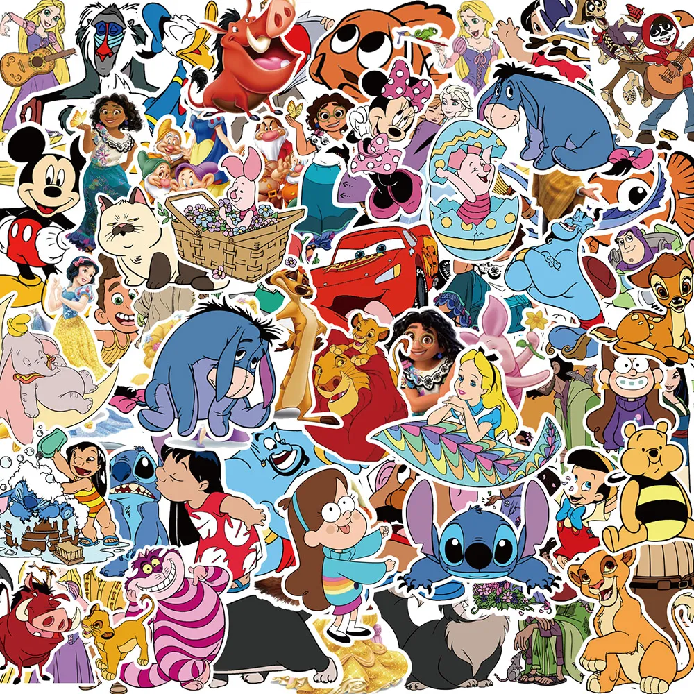 10/30/50/100PCS Cute  Character   The Lion   Stickers Aesthetic Laptop Car Mix   - £35.62 GBP