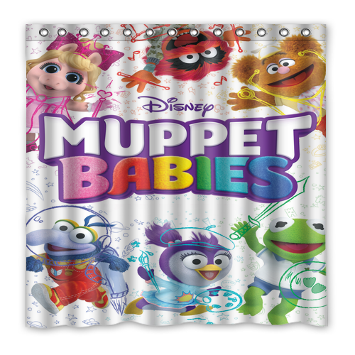 Hot!!! The Muppets Show Custom Waterproof Polyester Shower Curtain 4 Size Item image 14