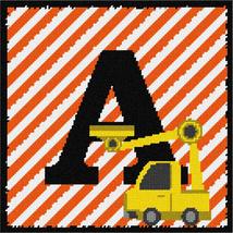 Pepita Needlepoint Canvas: Letter A Construction, 10&quot; x 10&quot; - $78.00+