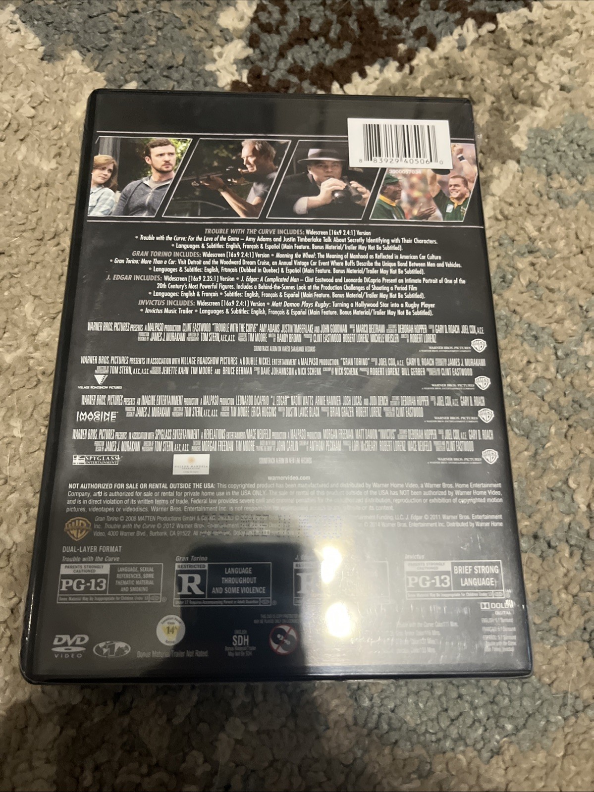 4 Film Favorites: Clint Eastwood Drama (DVD) New Sealed Grab Torino & 3 More Item image 2