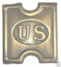 1881 ANSON MILLS U.S. MILITARY BRASS BELT BUCKLE - $49.99