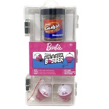 Barbie Fishing Bobber Tackle Kit Shakespeare Gulp Waxies Hide A Hook Sna... - £12.36 GBP