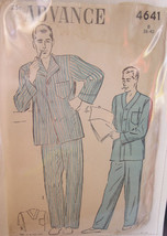 Vintage 1940s Mens Pajama Pattern 4641 38-40&quot; Chest - £7.50 GBP