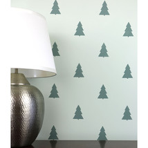 NEW! - Fir Trees Allover Wall Pattern Stencil - DIY home decor - $34.95