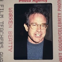 1993 Warren Beatty at LA Film Teachers Awards Celebrity Transparency Slide - £7.43 GBP