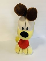 Vintage 14&quot; Odie Plush Garfield Dog Play By Play Paws Stuffed Big Tongue &amp; Eyes - £18.63 GBP