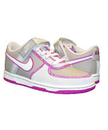 GIRL&#39;S YOUTH KIDS NIKE VANDAL LOW (GS/PS) SHOES SNEAKERS NEW $64 211 gray - £32.04 GBP