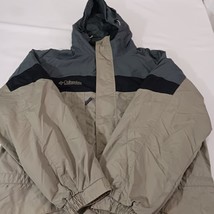 Columbia XM5205 Men’s Brown/Black Full Zip Jacket with Hidden Hood Size Medium image 15