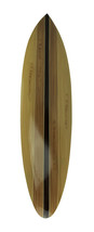 Scratch &amp; Dent Striped Wooden Surfboard Wall Hanging 39 inch - £38.91 GBP