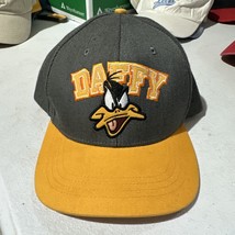 Daffy Duck Six Flags Snapback Hat Adult Orange Looney Tunes WB Warner Bros - $10.88