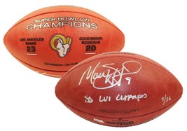 MATTHEW STAFFORD Autographed &quot;SB LVI Champs&quot; SB Champ Football FANATICS ... - £633.19 GBP