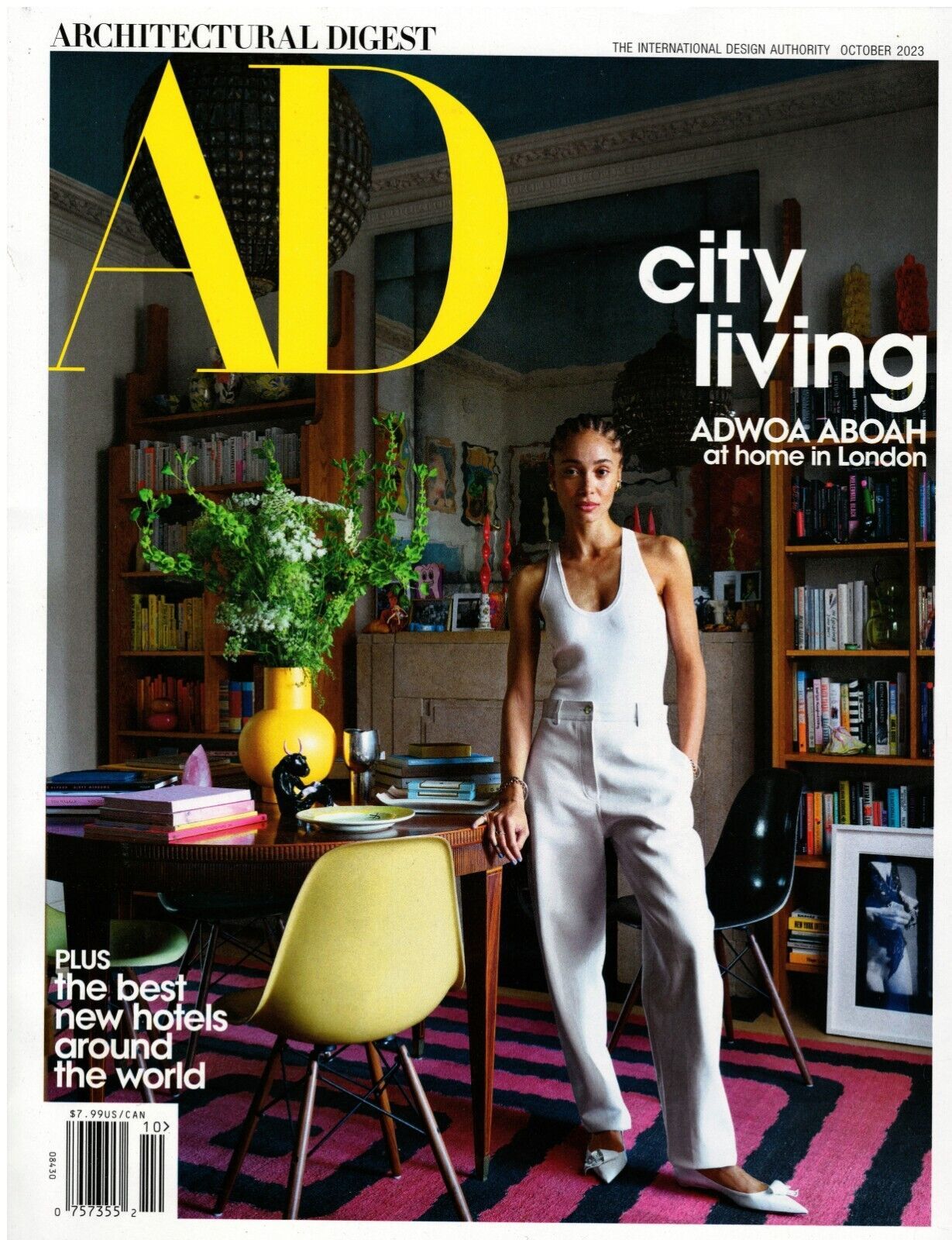 ARCHITECTURAL DIGEST Magazine October 2023 City Living ADWOA ABOAH At Home - $4.99