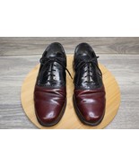 Goodyear Shoe Mens 9 M Neolite Brown Black Oxford Dress Almond Toe Leather - £34.98 GBP