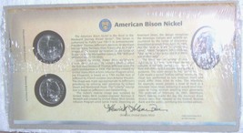 2005 WESTWARD JOURNEY AMERICAN BISON NICKEL FIRST DAY COVER,  2-PC, &quot;P&quot; ... - $35.00