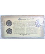 2005 WESTWARD JOURNEY AMERICAN BISON NICKEL FIRST DAY COVER,  2-PC, "P" & "D" - $35.00