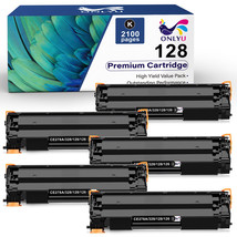 5 Multi-Pack Black Toner For Canon 128 Imageclass Cmf4550D Faxphone L100... - $67.99