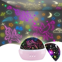 Unicorn Toys For 3-8 Year Old Girls,Star Projection Cute Kids Toys For 2-9 Year  - £31.92 GBP