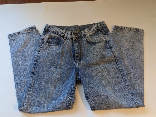 Vintage 1980 Lee Acid Wash Jeans 33 x 30 Union Made Baumwolle USA 11454 B410 Item image 6