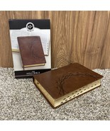 KJV Giant Print Bible | Indexed | Brown Crown of Thorns | red letter - $54.86 CAD