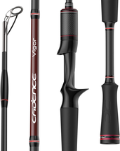 Baitcasting 2-Piece Fishing Rod Ultralight Sensitive Baitcaster Fuji Ree... - $82.19+