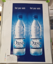 Oasis Bottled Water Preproduction Advertising Art Work Find Your Oasis 2006 - £14.50 GBP