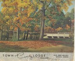 Town and Country Lodge Menu West Kellogg in Wichita Kansas 1980&#39;s - $21.78